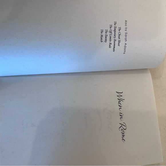 'When in Rome' paperback book - Picture 3 of 3